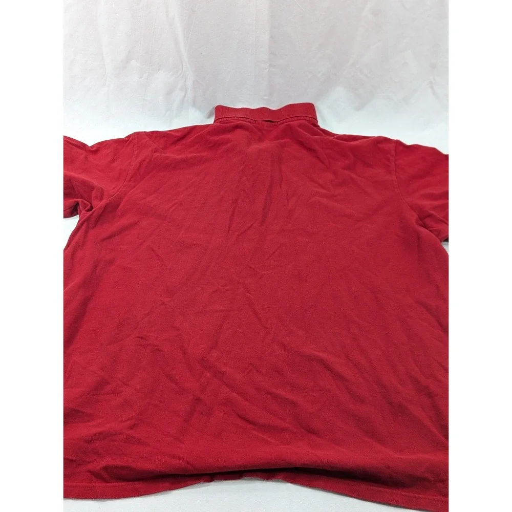 Vintage Ralph‎ Lauren Polo Shirt Mens 4XL Red Pique Cotton RL06 Mens